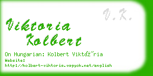 viktoria kolbert business card